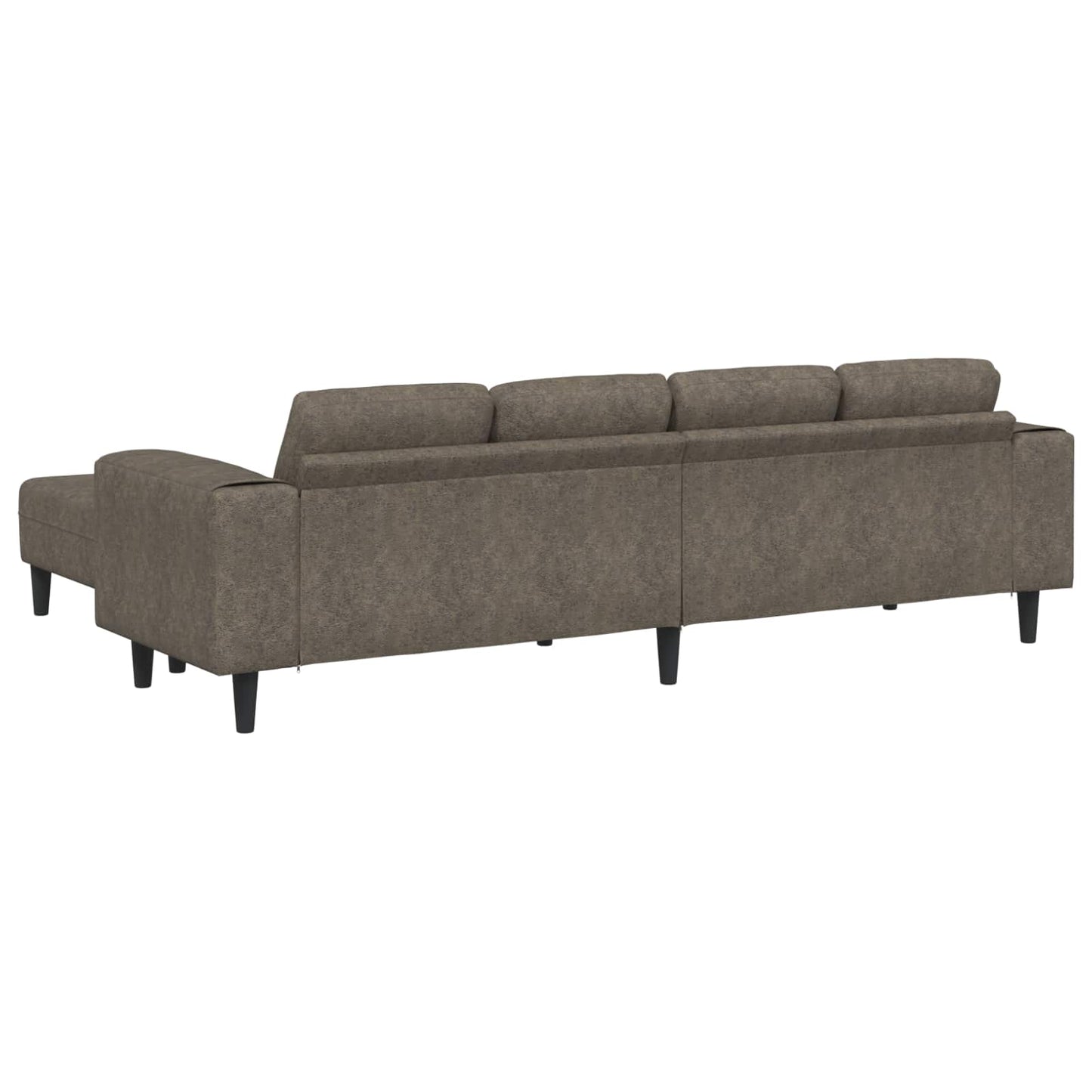 vidaXL Wohnzimmer Couch 3 pcs Dunkelgrau