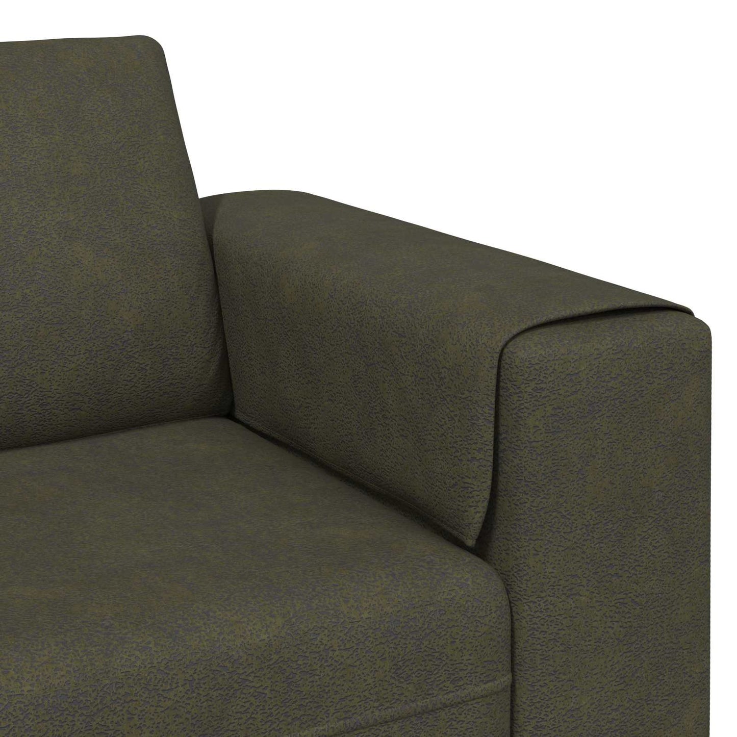 Wohnzimmer Couch 3 pcs Olivegrün