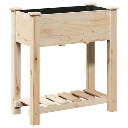 vidaXL Garten-Pflanzgefäß mit Regal Beige 71 x 37 x 76,5 cm