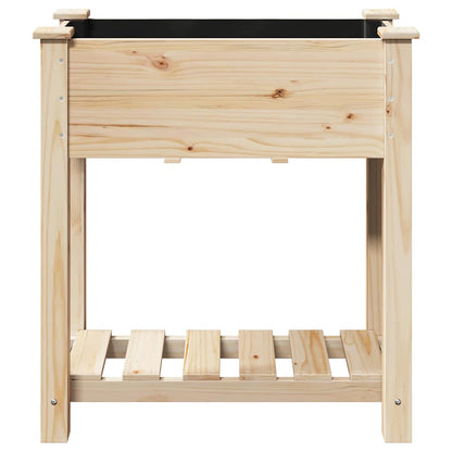 vidaXL Garten-Pflanzgefäß mit Regal Beige 71 x 37 x 76,5 cm