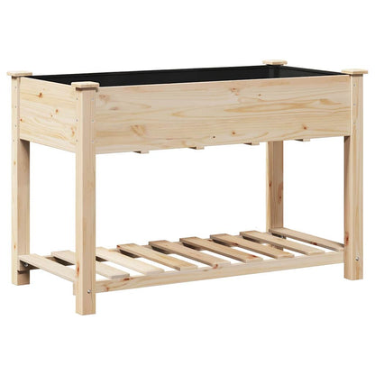 vidaXL Garten-Pflanzgefäß mit Regal Beige 115 x 59 x 76,5 cm