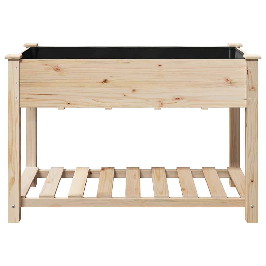 vidaXL Garten-Pflanzgefäß mit Regal Beige 115 x 59 x 76,5 cm
