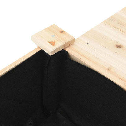 vidaXL Garten-Pflanzgefäß mit Regal Beige 155 x 59 x 76,5 cm