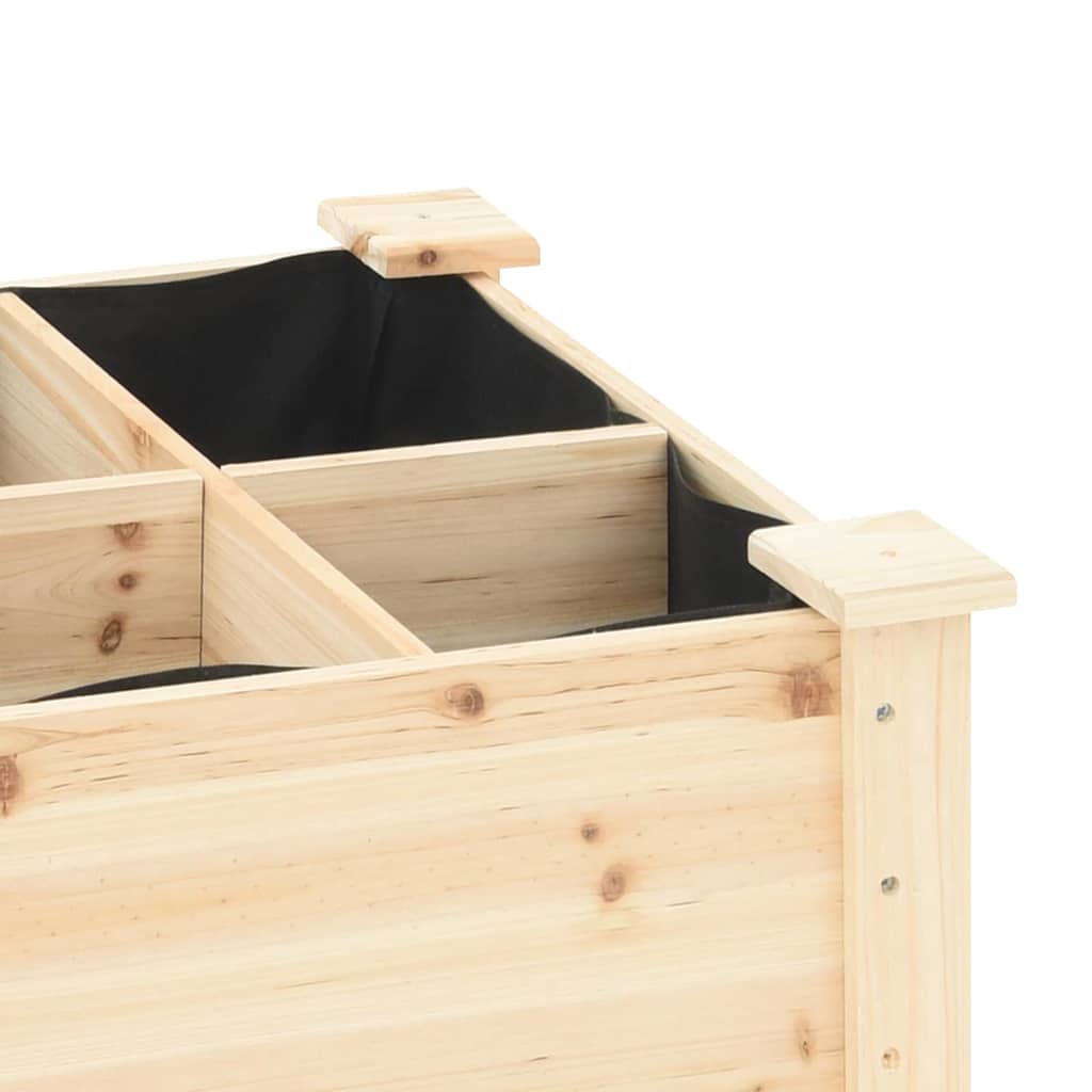 vidaXL Garten-Pflanzgefäß mit Regal Beige 71 x 37 x 76,5 cm