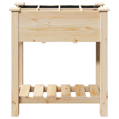 vidaXL Garten-Pflanzgefäß mit Regal Beige 71 x 37 x 76,5 cm