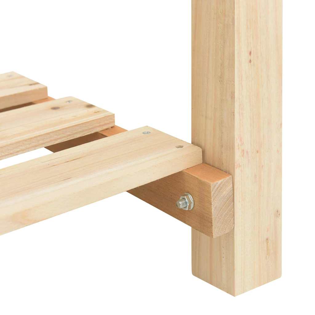 Garten-Pflanzgefäß mit Regal Beige 115 x 59 x 76,5 cm