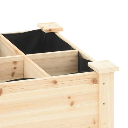 vidaXL Garten-Pflanzgefäß mit Regal Beige 161,5 x 45 x 76,5 cm