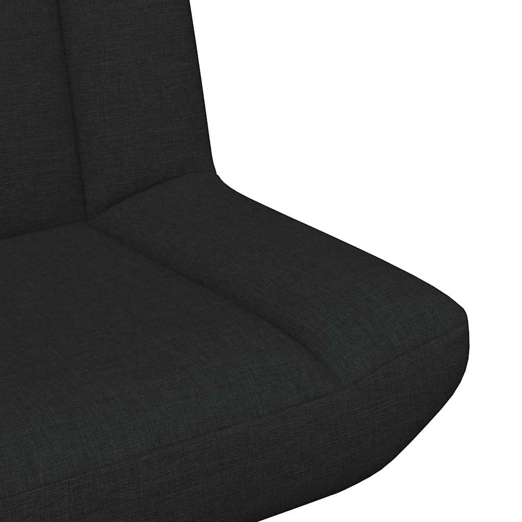 vidaXL Drehstuhl Schwarz 63 x 75 x 76 cm Stoff