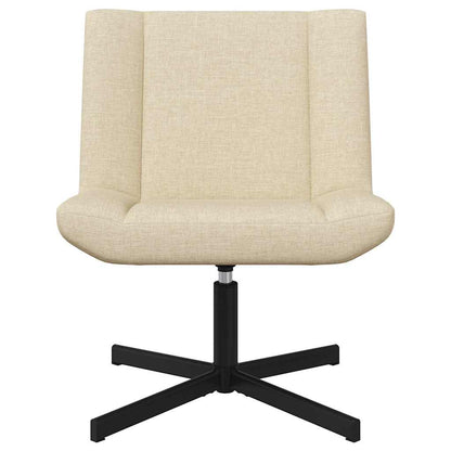 vidaXL Drehstuhl Creme 63 x 75 x 76 cm Stoff