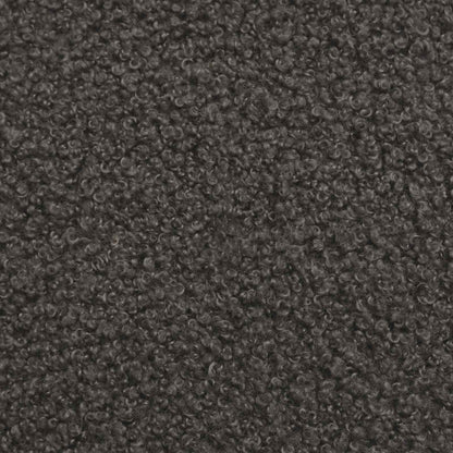 Drehstuhl Dunkelgrau 63 x 75 x 76 cm Schafsleder