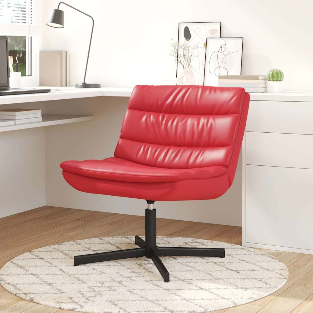 vidaXL Drehstuhl Rot 63 x 75 x 76 cm PU