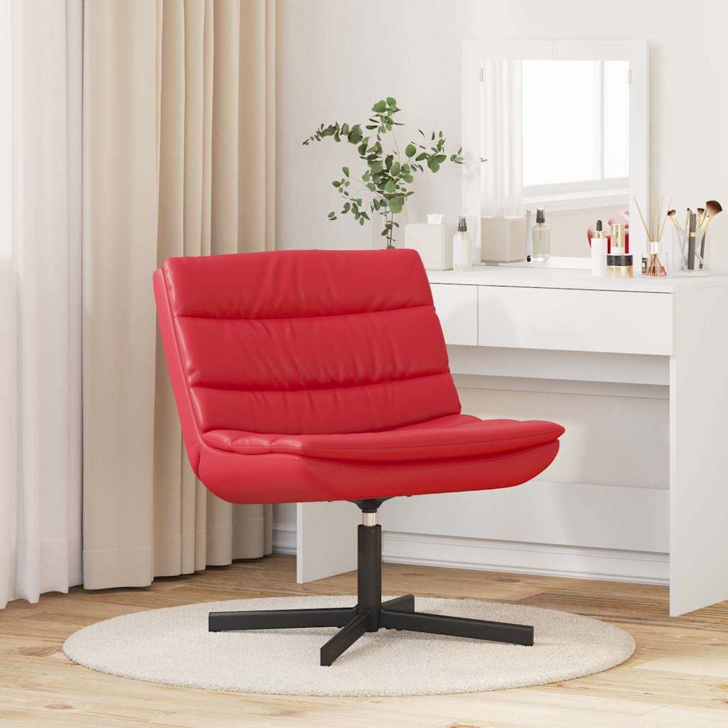 vidaXL Drehstuhl Rot 63 x 75 x 76 cm PU