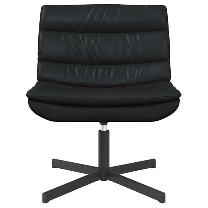 Drehstuhl Schwarz 63 x 75 x 76 cm Glänzendes PU