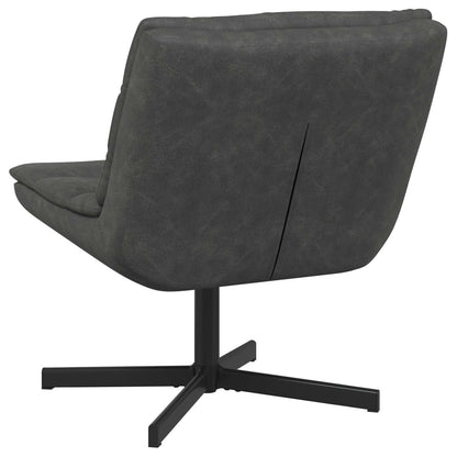 Drehstuhl Schwarz 63 x 75 x 76 cm Antikes PU