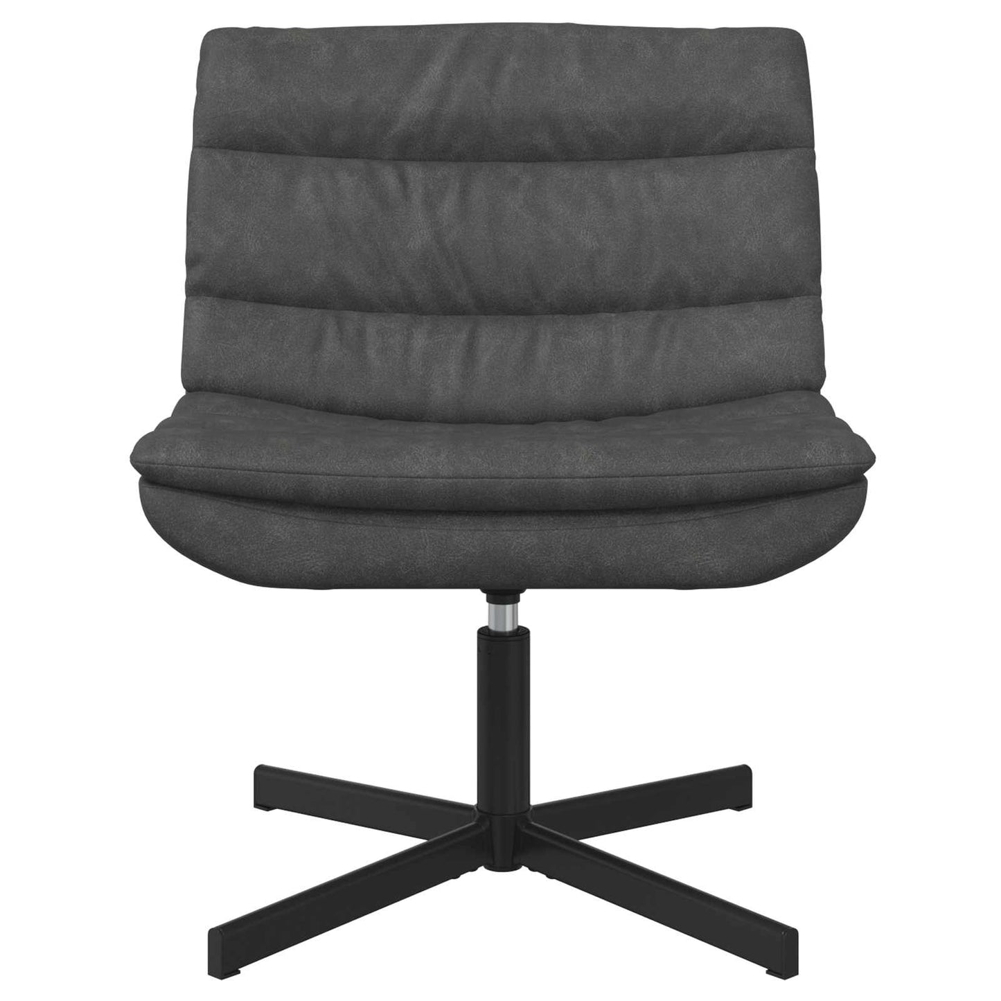 Drehstuhl Schwarz 63 x 75 x 76 cm Antikes PU