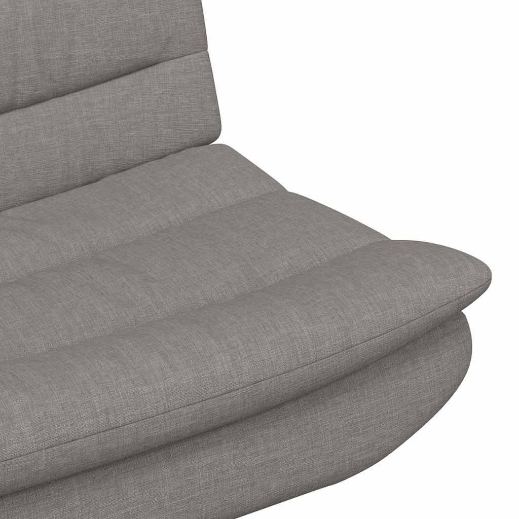 vidaXL Drehstuhl Taupe 63 x 75 x 76 cm Stoff