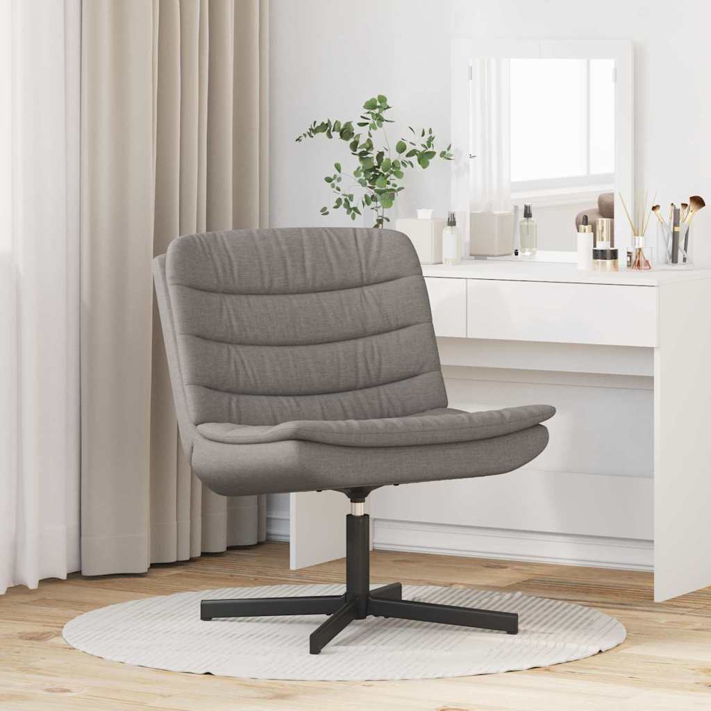 vidaXL Drehstuhl Taupe 63 x 75 x 76 cm Stoff