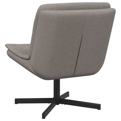 vidaXL Drehstuhl Taupe 63 x 75 x 76 cm Stoff