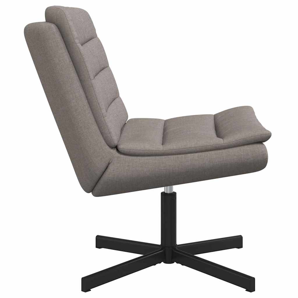vidaXL Drehstuhl Taupe 63 x 75 x 76 cm Stoff