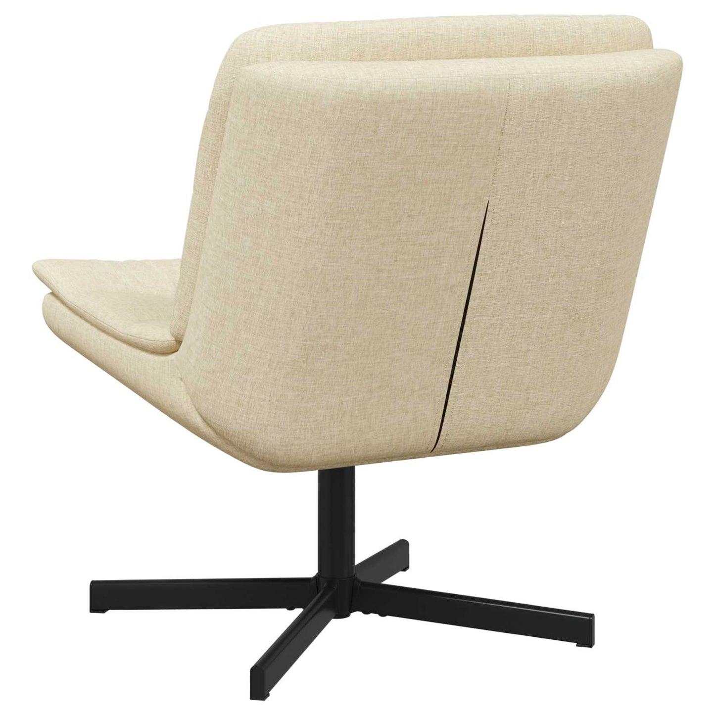 vidaXL Drehstuhl Creme 63 x 75 x 76 cm Stoff