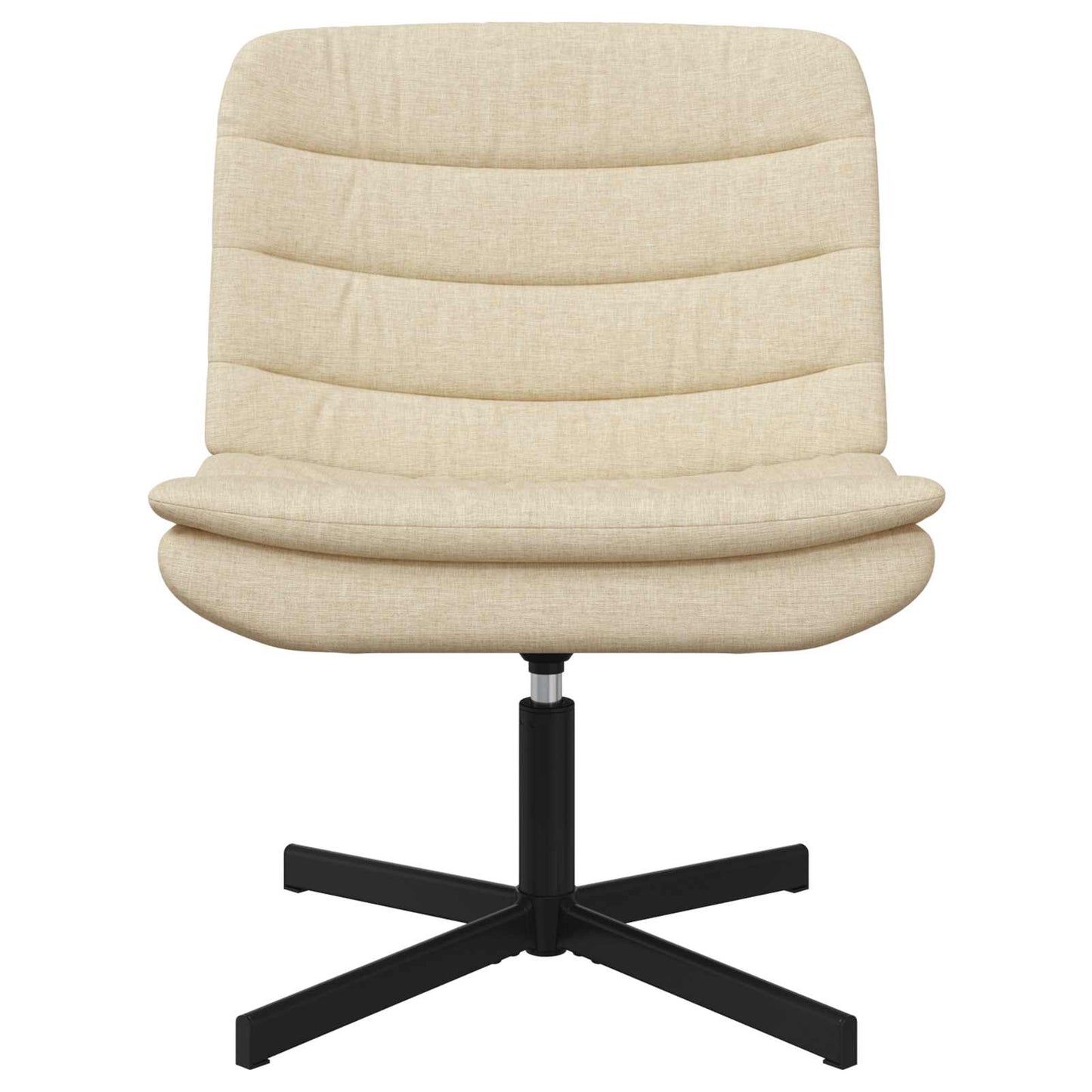 vidaXL Drehstuhl Creme 63 x 75 x 76 cm Stoff