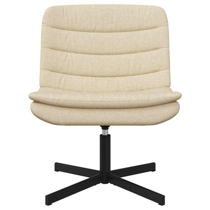 vidaXL Drehstuhl Creme 63 x 75 x 76 cm Stoff