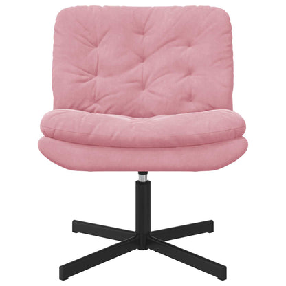 Drehender Entspannungsstuhl Rosa 63 x 75 x 76 cm Samt