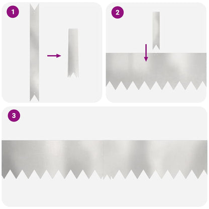 Raseneinfassung 50 pcs Silber 100 x 0,05 x 20 cm Edelstahl