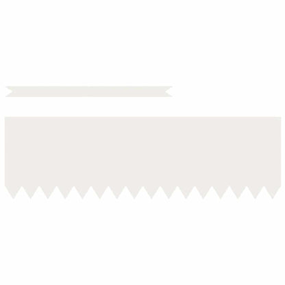 Raseneinfassung 30 pcs Weiß 100 x 0,05 x 20 cm