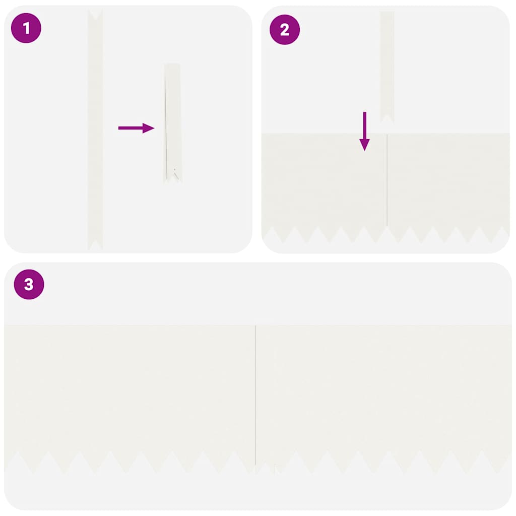 Raseneinfassung 30 pcs Weiß 100 x 0,05 x 20 cm