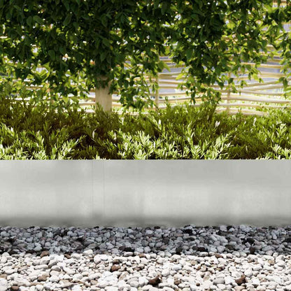 Raseneinfassung 30 pcs Silber 100 x 0,05 x 20 cm Edelstahl