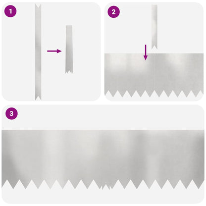 Raseneinfassung 30 pcs Silber 100 x 0,05 x 20 cm Edelstahl