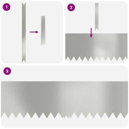 Raseneinfassung 50 pcs Silber 100 x 0,05 x 20 cm