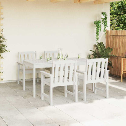 vidaXL Chaises de jardin 4 pcs Blanc 65,5 x 59 x 88 cm Polyéthylène