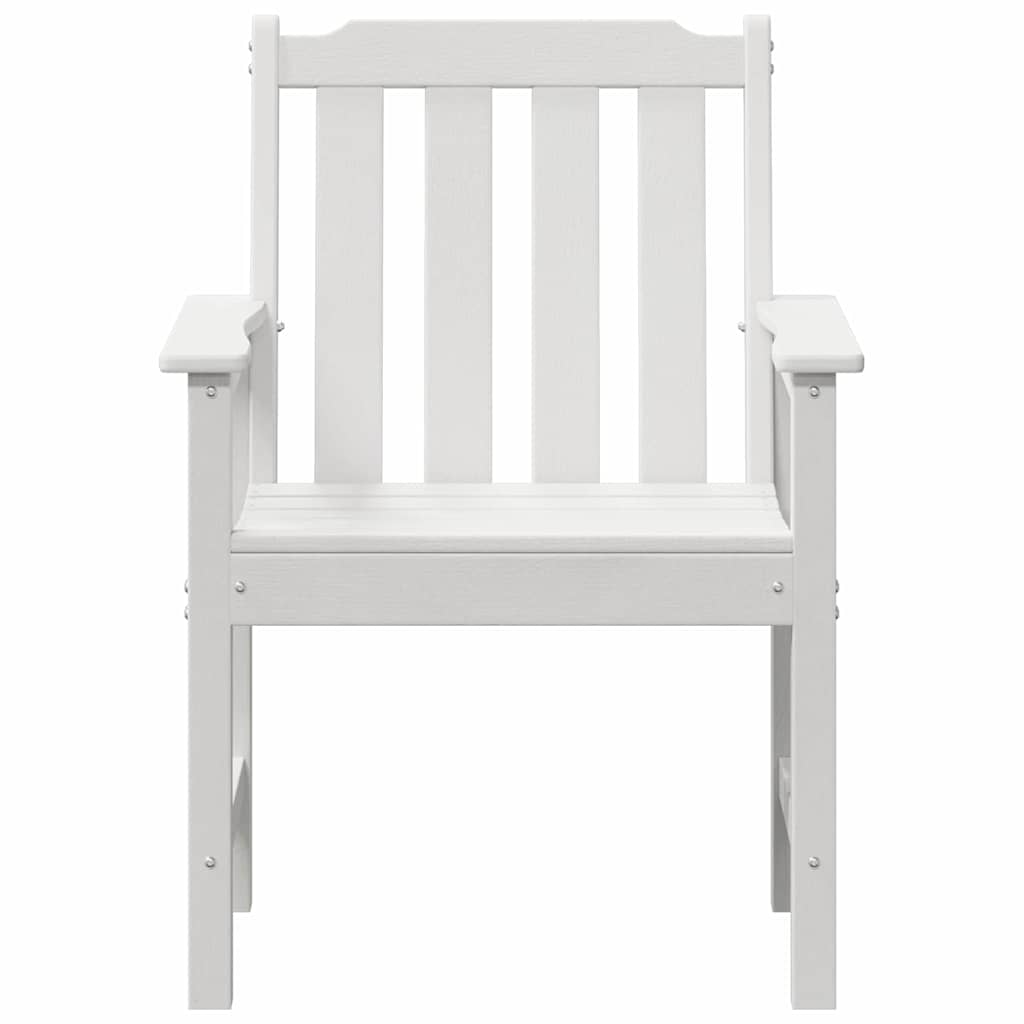 vidaXL Chaises de jardin 4 pcs Blanc 65,5 x 59 x 88 cm Polyéthylène
