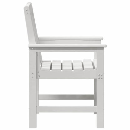vidaXL Chaises de jardin 4 pcs Blanc 65,5 x 59 x 88 cm Polyéthylène