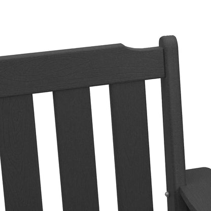vidaXL Chaises de jardin 4 pcs Noir 65,5 x 59 x 88 cm Polyéthylène