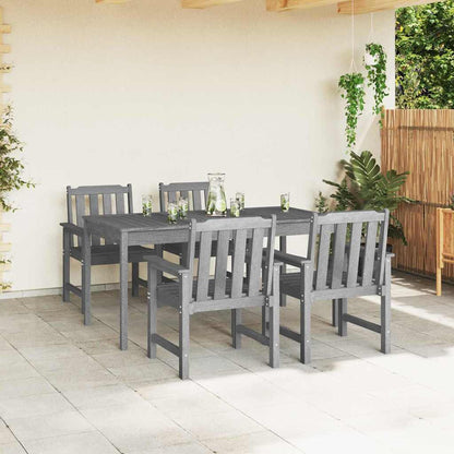 vidaXL Chaises de jardin 4 pcs Gris clair 65,5 x 59 x 88 cm Polyéthylène