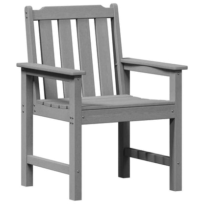 vidaXL Chaises de jardin 4 pcs Gris clair 65,5 x 59 x 88 cm Polyéthylène