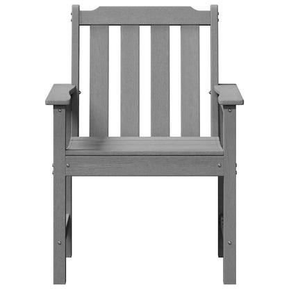 vidaXL Chaises de jardin 4 pcs Gris clair 65,5 x 59 x 88 cm Polyéthylène