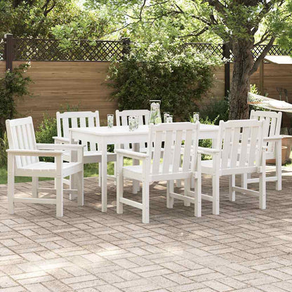 vidaXL Chaises de jardin 6 pcs Blanc 65,5 x 59 x 88 cm Polyéthylène