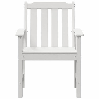 vidaXL Chaises de jardin 6 pcs Blanc 65,5 x 59 x 88 cm Polyéthylène