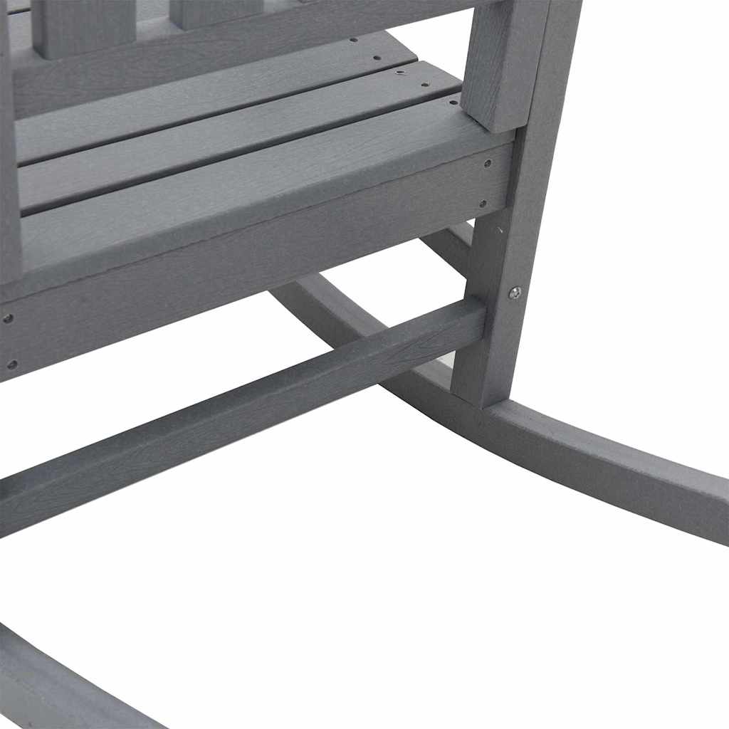 vidaXL Schaukelstuhl für den Garten 2 pcs Hellgrau 70 x 92 x 108cm