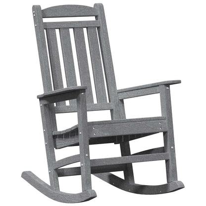 vidaXL Schaukelstuhl für den Garten 2 pcs Hellgrau 70 x 92 x 108cm