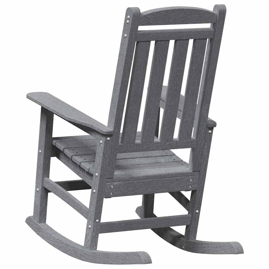 vidaXL Schaukelstuhl für den Garten 2 pcs Hellgrau 70 x 92 x 108cm