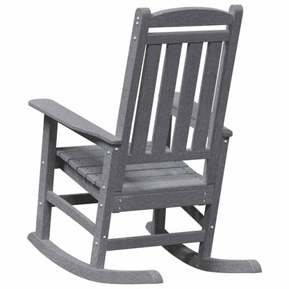 vidaXL Schaukelstuhl für den Garten 2 pcs Hellgrau 70 x 92 x 108cm