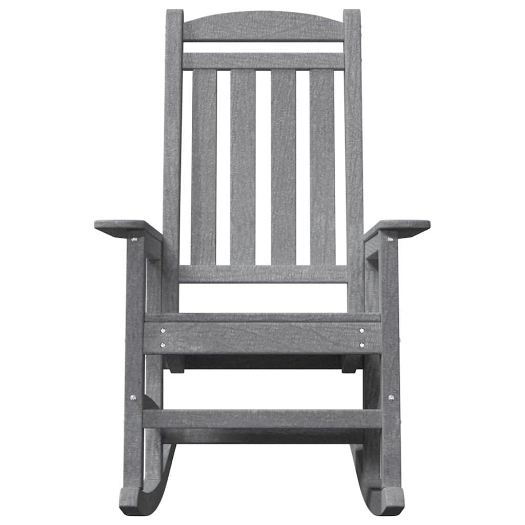vidaXL Schaukelstuhl für den Garten 2 pcs Hellgrau 70 x 92 x 108cm