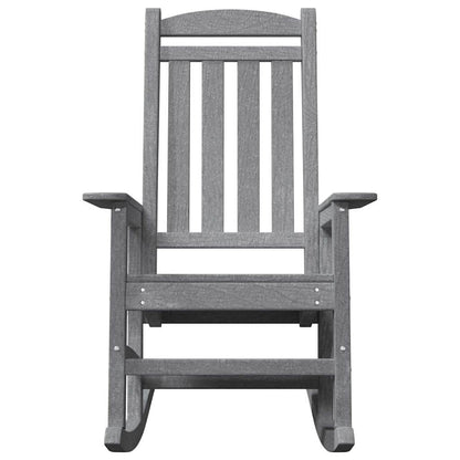 vidaXL Schaukelstuhl für den Garten 2 pcs Hellgrau 70 x 92 x 108cm