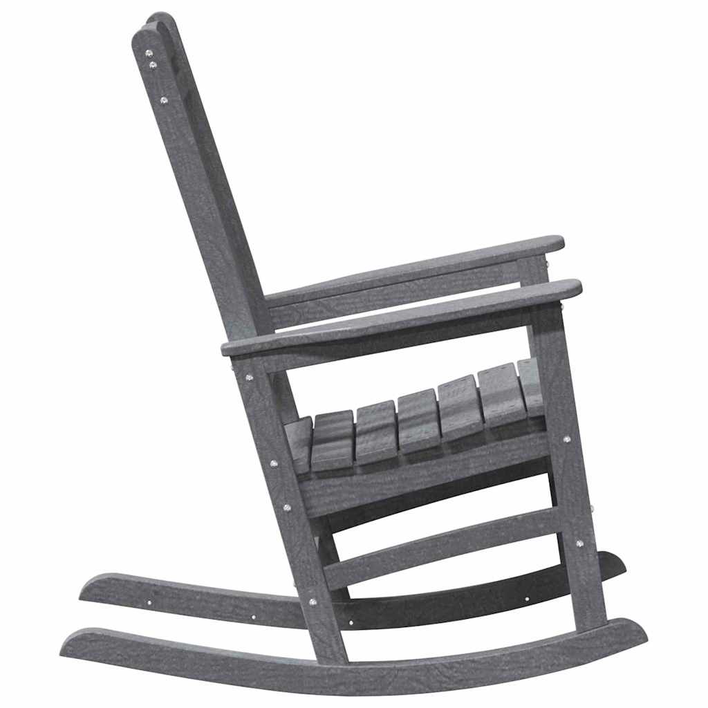 vidaXL Schaukelstuhl für den Garten 2 pcs Hellgrau 70 x 92 x 108cm