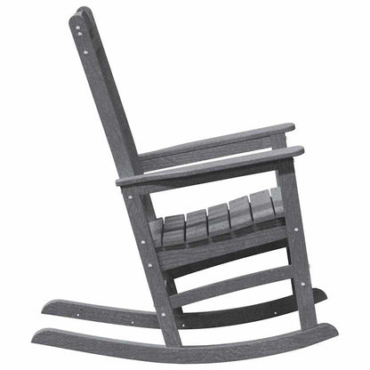 vidaXL Schaukelstuhl für den Garten 2 pcs Hellgrau 70 x 92 x 108cm